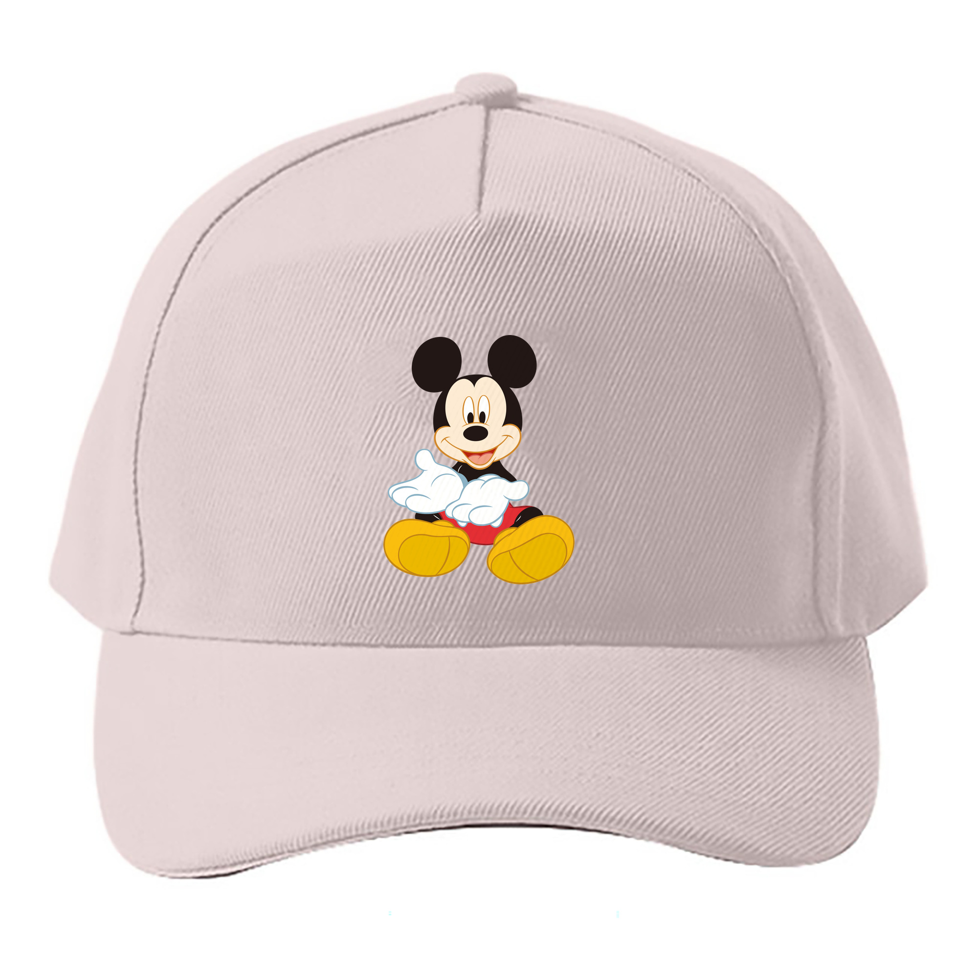 （画像用） ミッキーマウス Mickey Mouse ベースボールキャップ 綿100％ 男女兼用 帽子 スポーツ